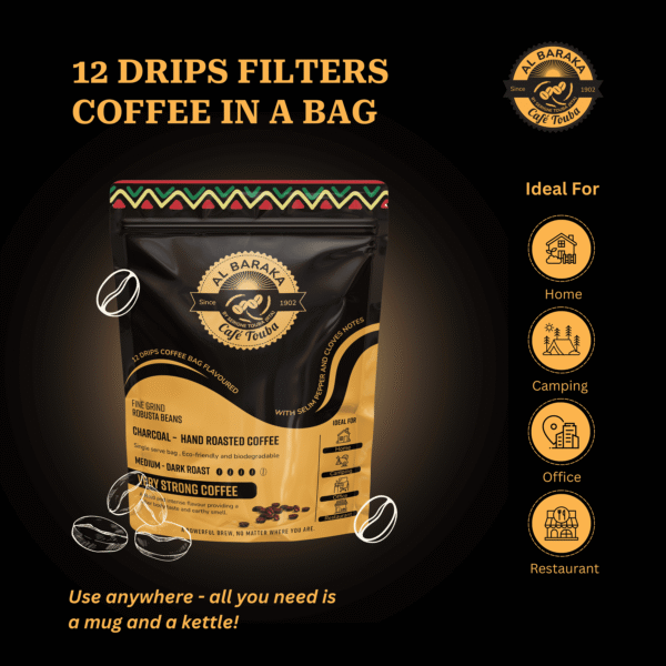 12 Drips Filter Coffee Bag, AL Baraka Cafe Touba - Image 7
