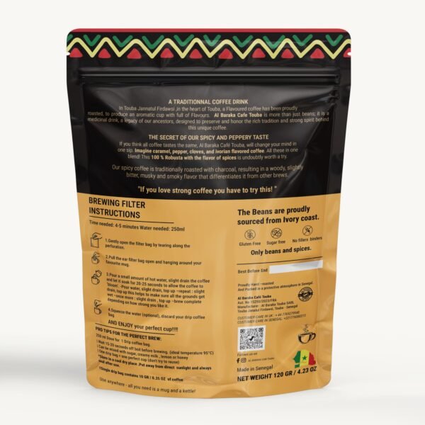 12 Drips Filter Coffee Bag, AL Baraka Cafe Touba - Image 3